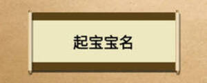 起寶寶名