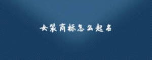 女裝商標怎么起名