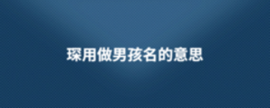 琛用做男孩名的意思