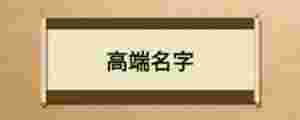 高端名字