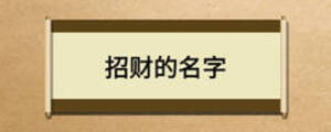 招財(cái)?shù)拿? width=