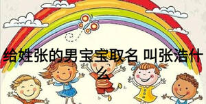 給姓張的男寶寶取名 叫張浩什么