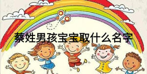 蔡姓男孩寶寶取什么名字