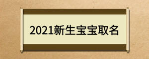 2021新生寶寶取名
