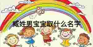 臧姓男寶寶取什么名字