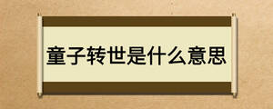 童子轉(zhuǎn)世是什么意思