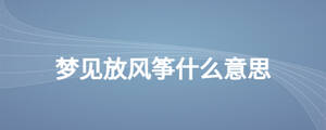 夢見放風箏什么意思