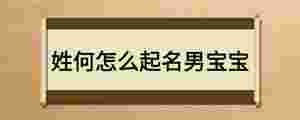 姓何怎么起名男寶寶.jpg